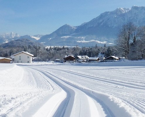 Langlaufen skating Oberaudorf | Oberbayern Bayerisches Alpenvorland