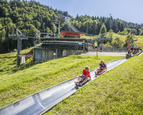Action und Spaß am Hocheck, Sommerrodeln, Oberaudorf