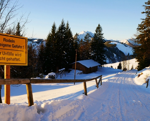 Naturrodelbahn Brünnstein Oberaudorf | Oberbayern Bayerisches Alpenvorland