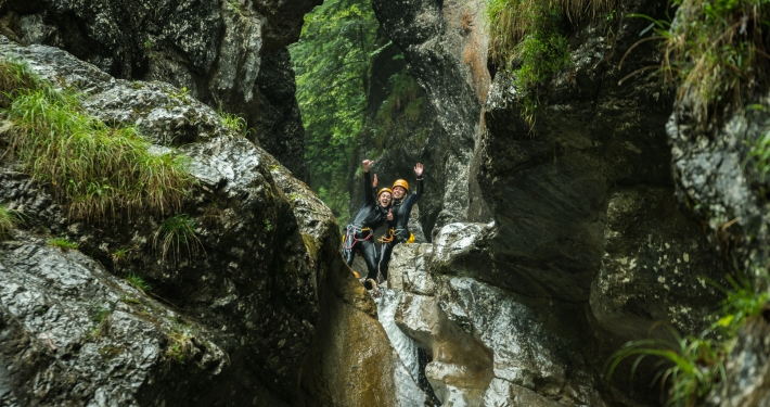 Winter Canyoning Oberaudorf | Oberbayern Bayerisches Alpenvorland