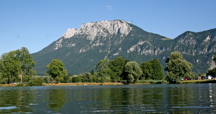 Baden im Kreuthsee, ein See in Bayern