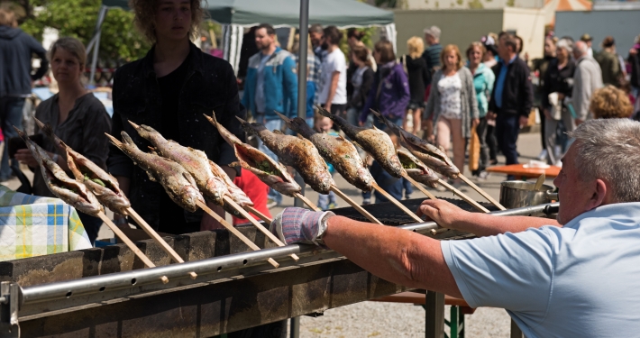 Steckerlfisch in Oberaudorf