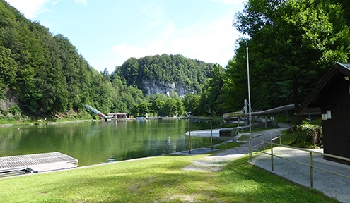Spielgeräte am Luegsteinsee Oberaudorf