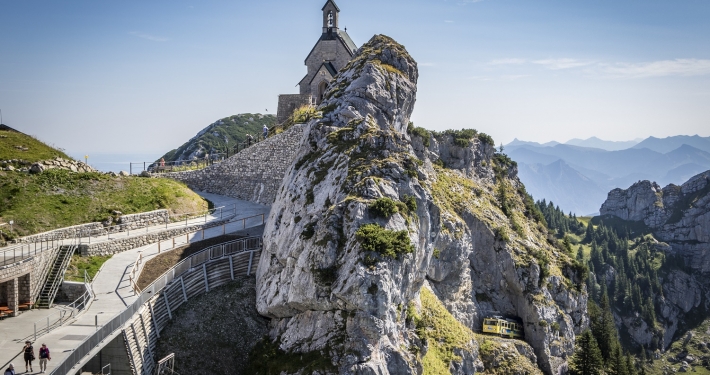 Ausflugsziel Bayern: Wendelstein Zahnradbahn